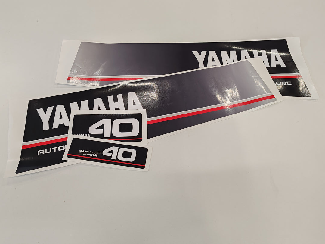 Yamaha 40 - 1991 AUTOLUBE Decal (Sticker) Set