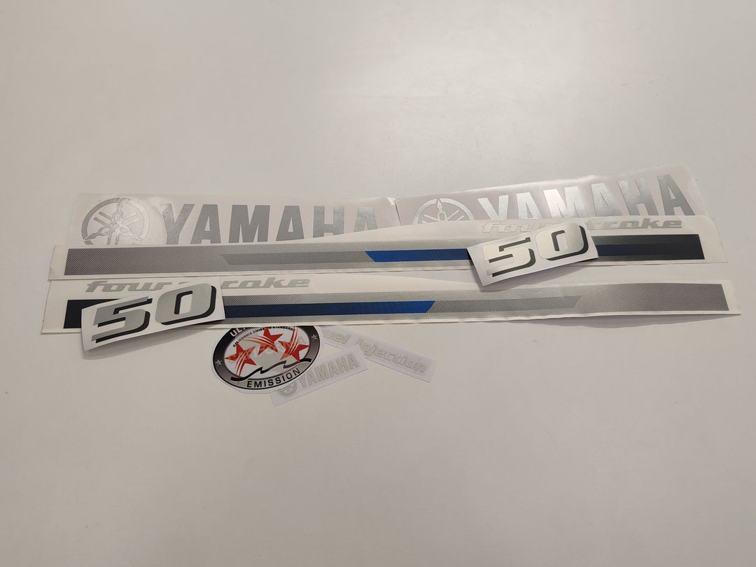 Yamaha 50 Four Stroke (2013) Outboard Decal Sticker Set