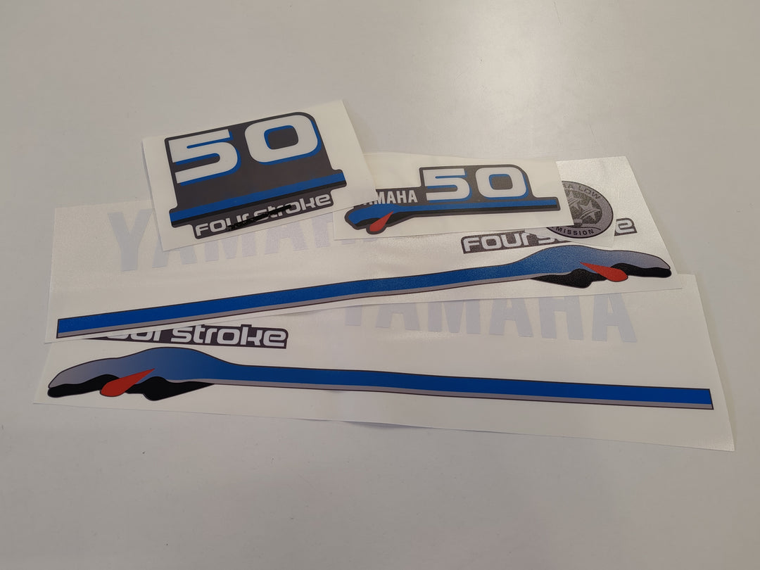 Yamaha 40 - 50 Four Stroke (2000) Outboard Decal Sticker Set