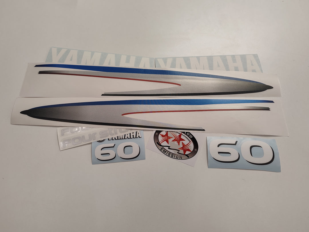 Yamaha 60 Four Stroke (2002-2006) Outboard Decal Sticker Set