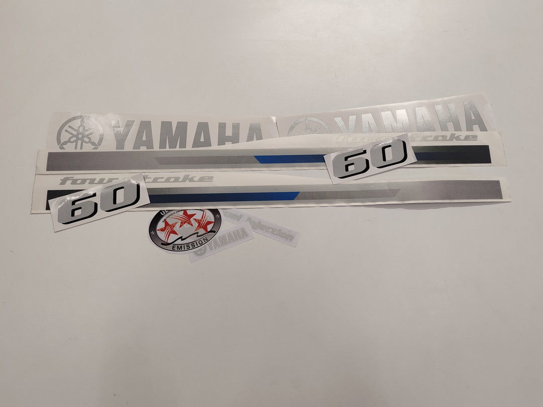 Yamaha 60 Four Stroke (2013) Outboard Decal Sticker Set