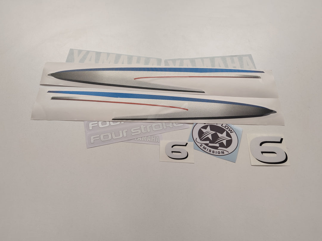 Yamaha 6 (2002-2006) Outboard Decal Sticker Set