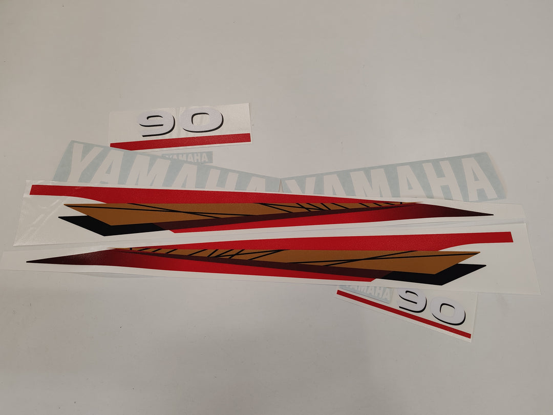 Yamaha 90 outboard (1998-2001) decal aufkleber addesivo sticker set