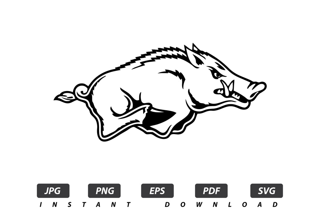 Arkansas Vector Logo / EPS / SVG / PDF / JPG / PNG Instant Download / Print Cut Template