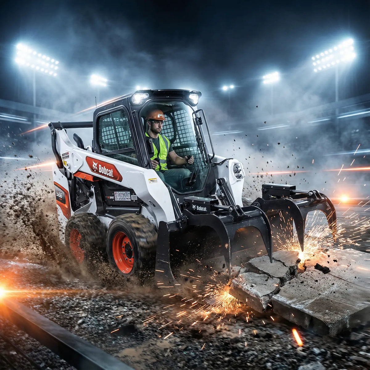 Bobcat skid steer decals collection