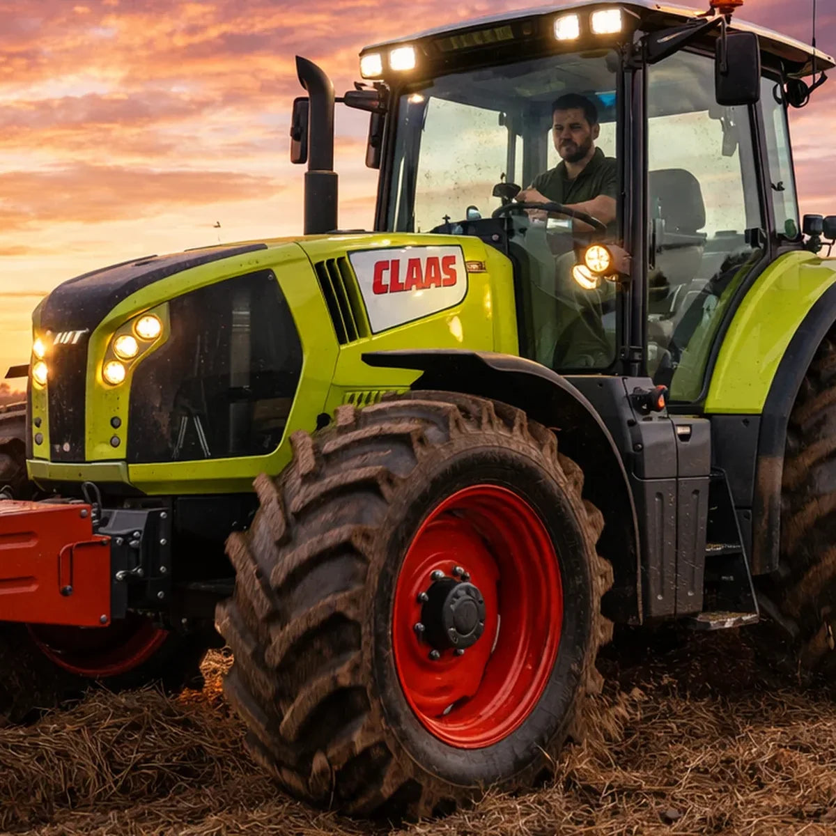 Claas tractor decals square 1200x1200