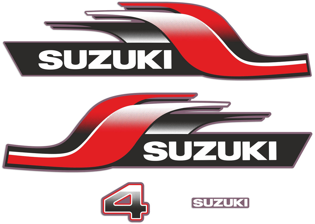 Re Engine Sticker Suzuki DT4 4hp Two Stroke - 1998 outboard engine decals sticker set re ...