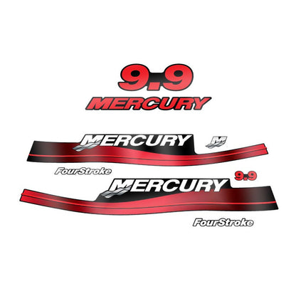 Mercury 9.9 Four Stroke 1999-2004 outboard decal sticker set
