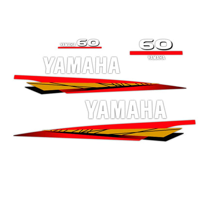 Yamaha 60 / 70 / 85 / 90 (1998-2001) Outboard Decal Sticker Set - Number: 60,70,85,90