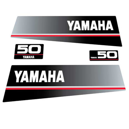 Yamaha 20 - 25 - 40 - 50 (1991) Autolube Outboard Decal Sticker Set