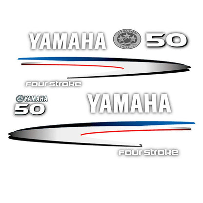 Yamaha 40 - 50 Four Stroke (2002-2006) Outboard Decal Sticker Set