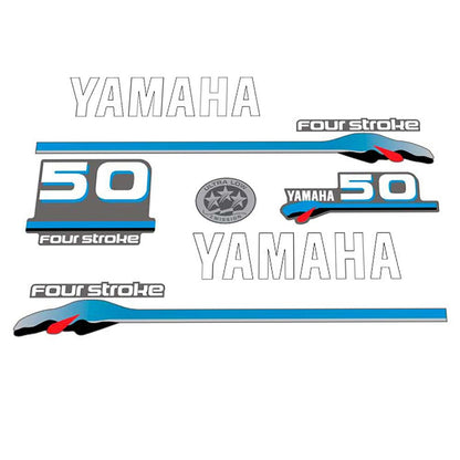 Yamaha 40 - 50 Four Stroke (2000) Outboard Decal Sticker Set