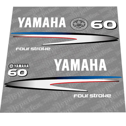 Yamaha 60 Four Stroke (2002-2006) Outboard Decal Sticker Set