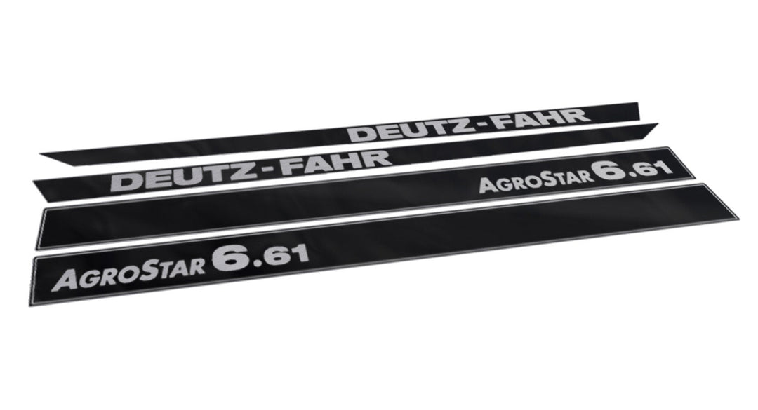 Deutz Fahr Agro Star 6.61 Aftermarket Replacement Tractor Decal (Sticker) Set replacement decal set