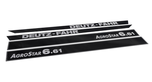 Deutz Fahr Agro Star 6.61 Aftermarket Replacement Tractor Decal (Sticker) Set replacement decal set