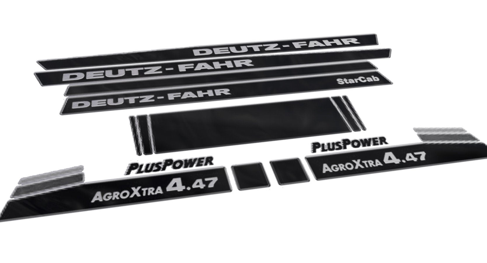Deutz Fahr AgroXtra 4.47 Aftermarket Replacement Tractor Decal (Sticker) Set replacement decal set