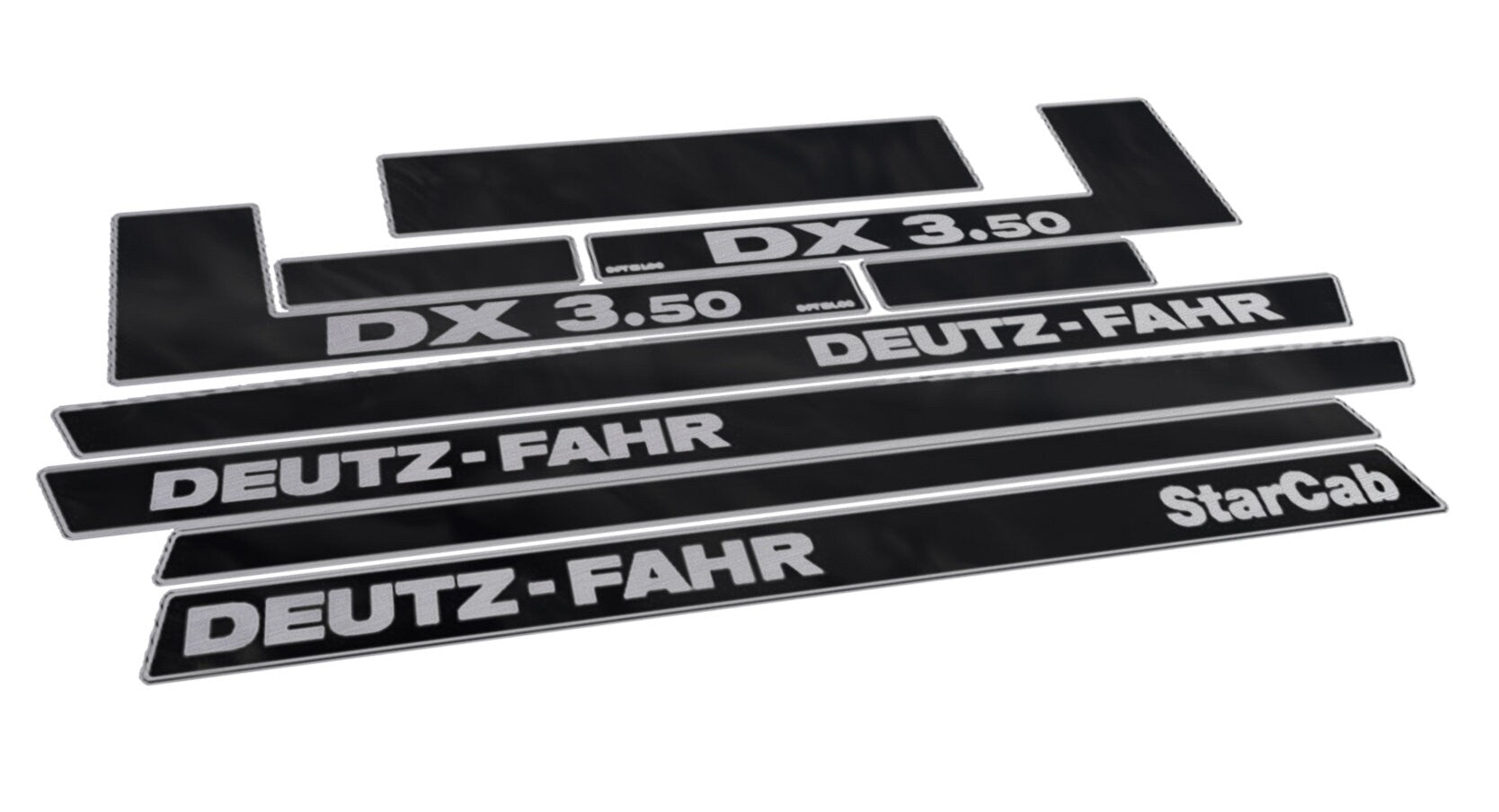 Deutz Fahr DX 3.50 Star Cab Aftermarket Replacement Tractor Decal (Sticker) Set replacement decal set