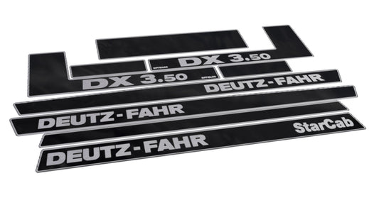 Deutz Fahr DX 3.50 Star Cab Aftermarket Replacement Tractor Decal (Sticker) Set replacement decal set