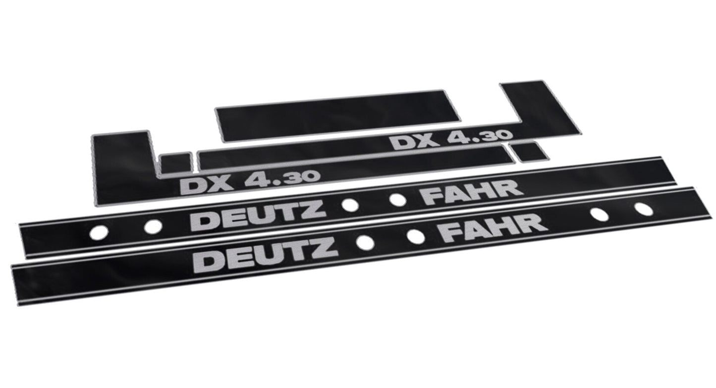 Deutz Fahr DX 4.30 Aftermarket Replacement Tractor Decal (Sticker) Set replacement decal set
