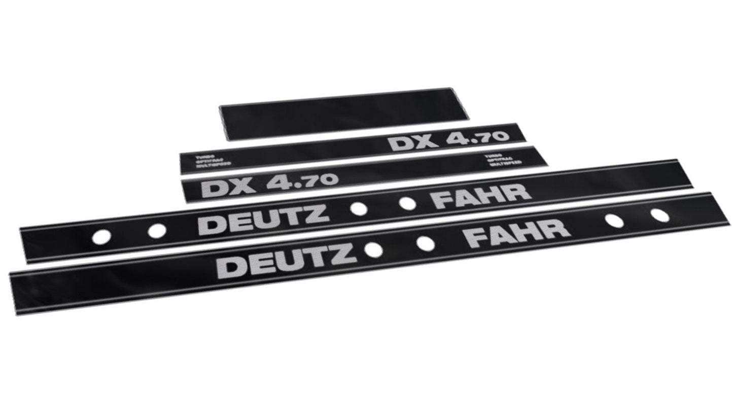 Deutz Fahr DX 4.70 Aftermarket Replacement Tractor Decal (Sticker) Set replacement decal set
