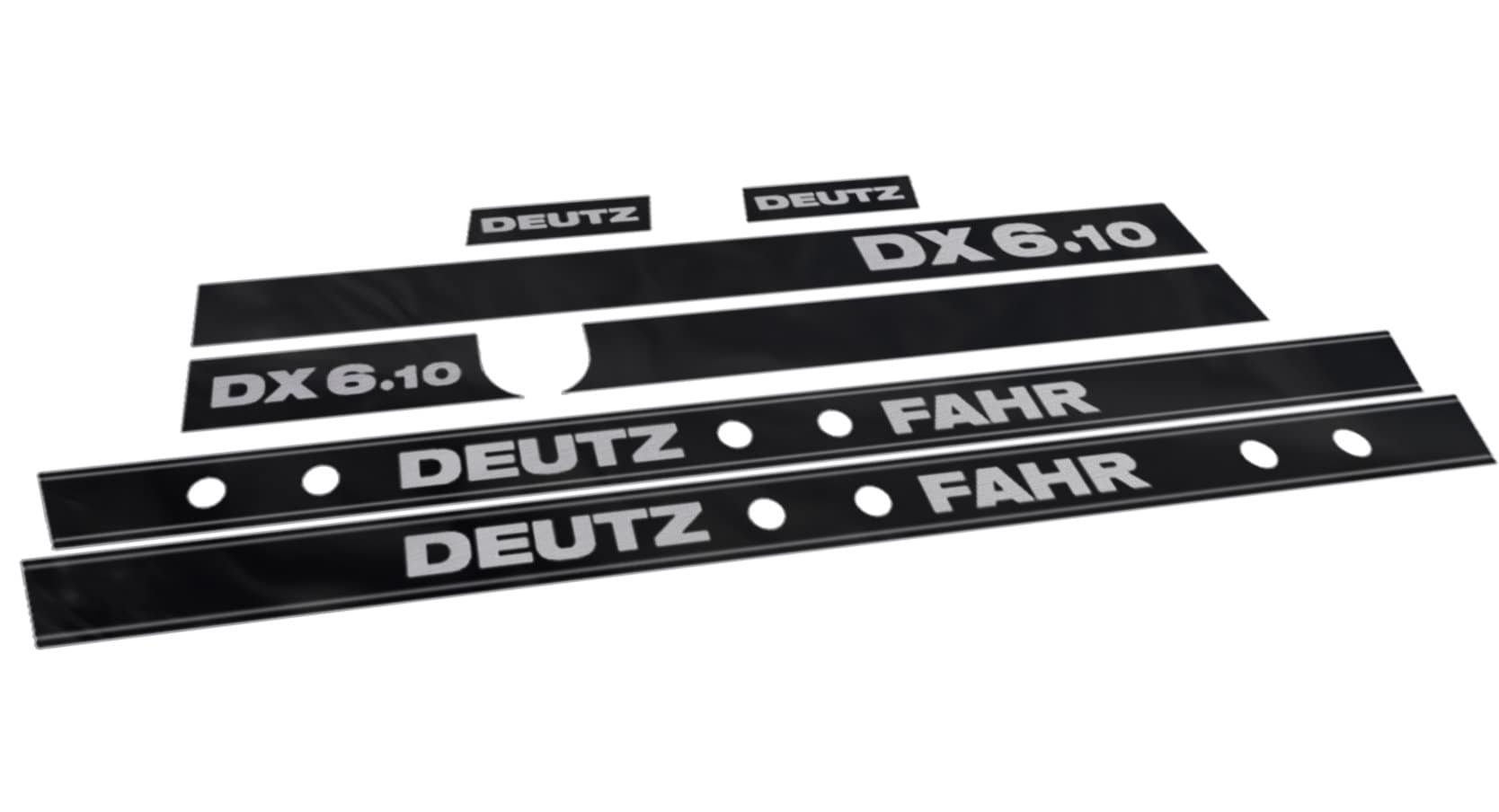 Deutz Fahr DX 6.10 Aftermarket Replacement Tractor Decal (Sticker) Set replacement decal set