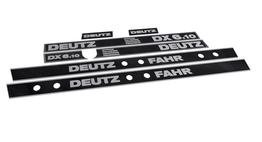 Deutz Fahr DX 6.10 OMAP Aftermarket Replacement Tractor Decal (Sticker) Set replacement decal set