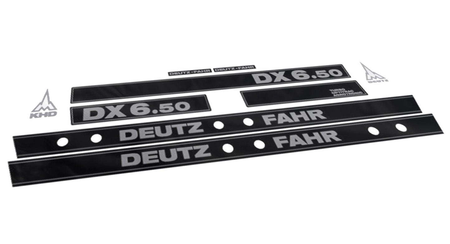 Deutz Fahr DX 6.50 Aftermarket Replacement Tractor Decal (Sticker) Set replacement decal set