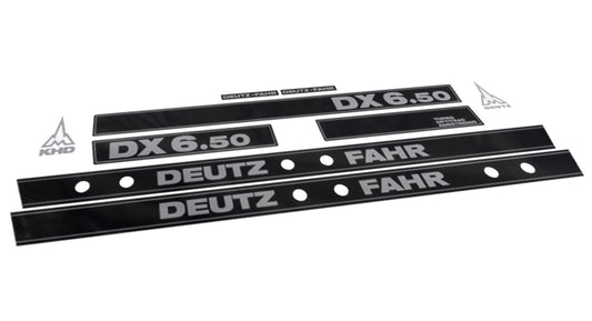 Deutz Fahr DX 6.50 Aftermarket Replacement Tractor Decal (Sticker) Set replacement decal set