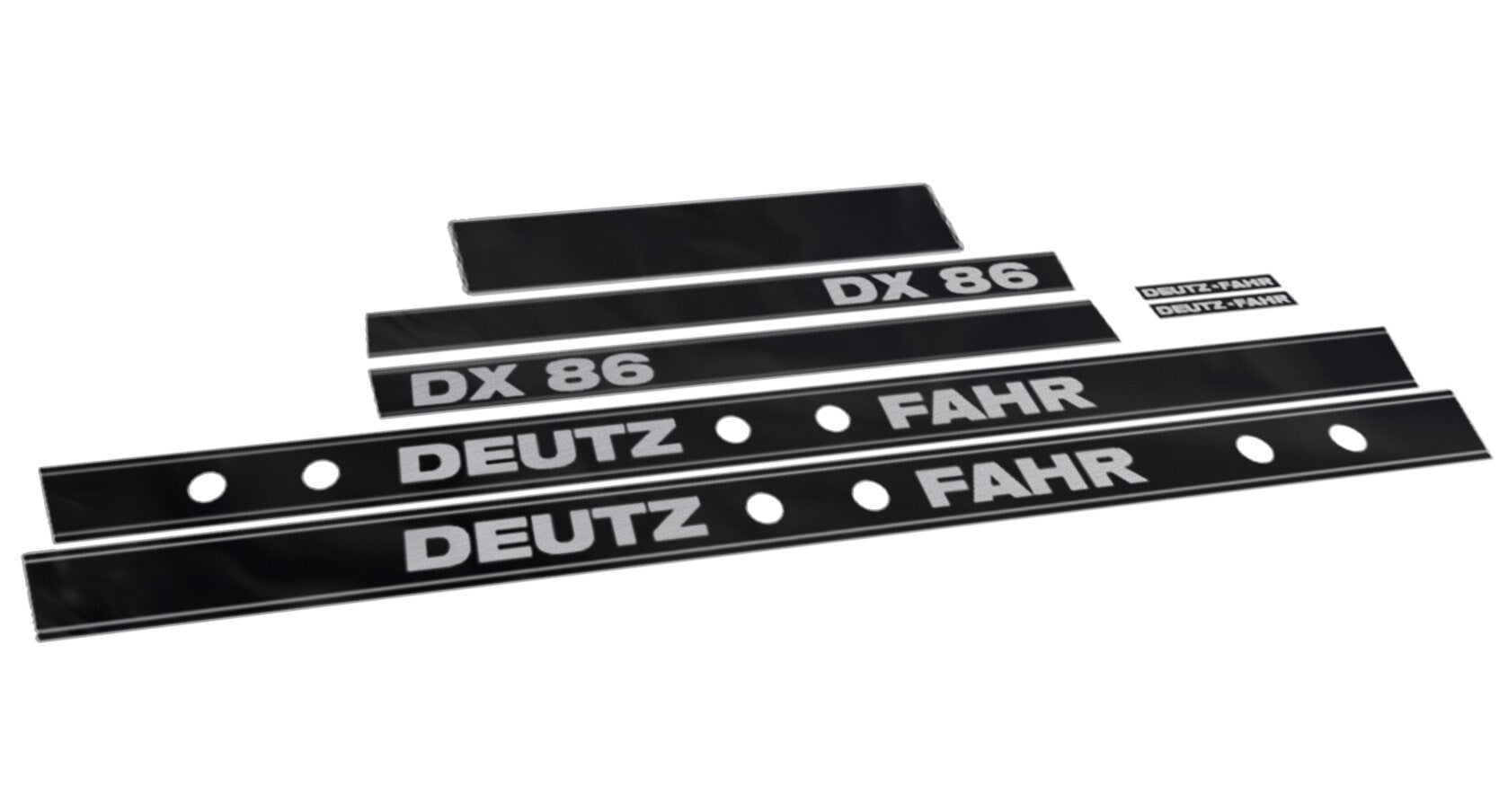 Deutz Fahr DX 86 Aftermarket Replacement Tractor Decal (Sticker) Set replacement decal set