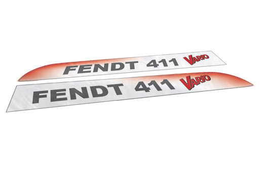 Fendt 411 Vario Aftermarket Replacement Tractor Decal Sticker Set replacement decal set