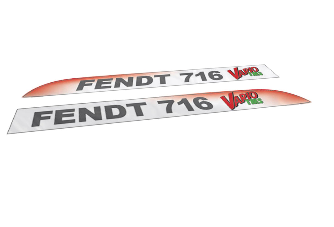 Fendt 716 Vario TMS Aftermarket Replacement Tractor Decal Sticker Set replacement decal set