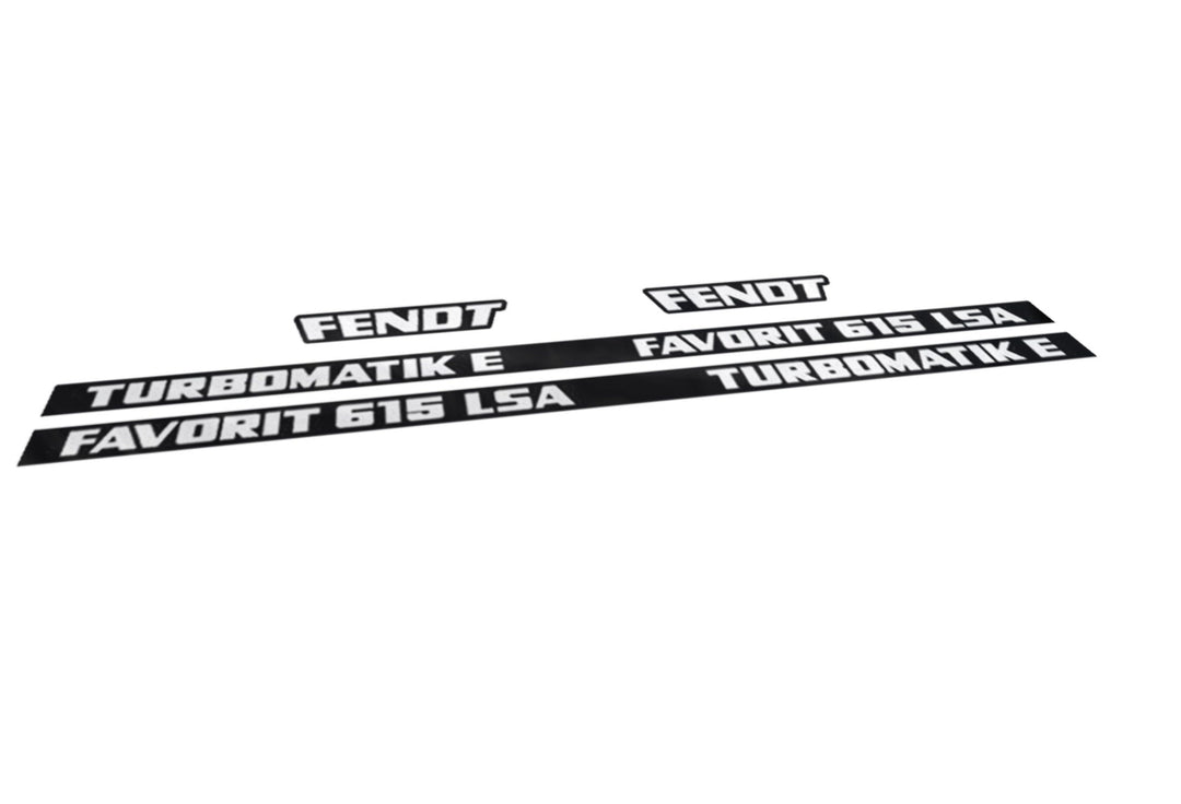 Fendt Favorit 615 LSA Turbomatik E Aftermarket Replacement Tractor Decal Sticker Set replacement decal set