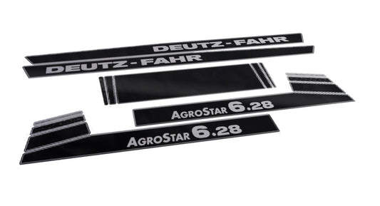 Deutz Fahr Agro Star 6.28 Aftermarket Replacement Tractor Decal (Sticker) Set replacement decal set
