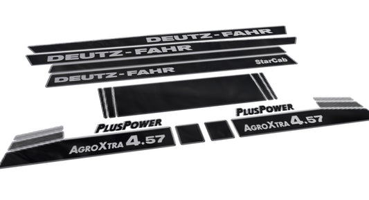 Deutz Fahr AgroXtra 4.57 Aftermarket Replacement Tractor Decal (Sticker) Set replacement decal set