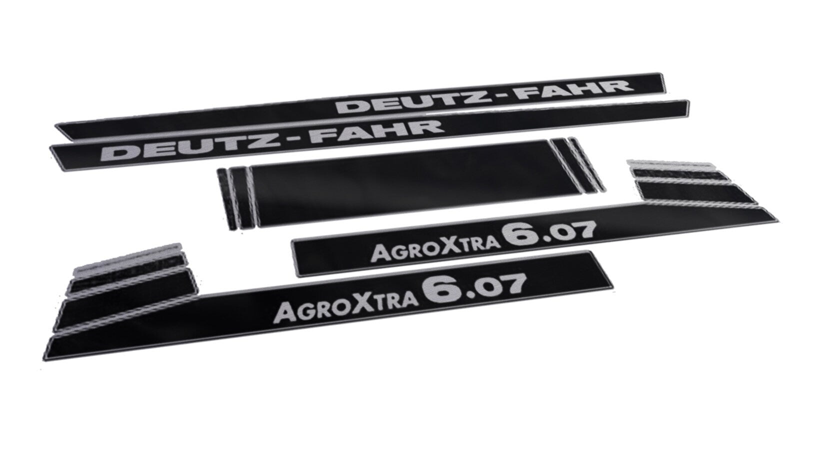 Deutz Fahr AgroXtra 6.07 Aftermarket Replacement Tractor Decal (Sticker) Set replacement decal set