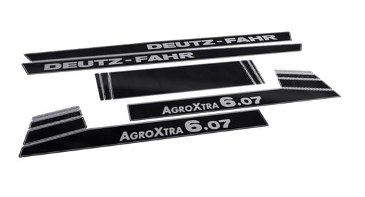 Deutz Fahr AgroXtra 6.07 Aftermarket Replacement Tractor Decal (Sticker) Set replacement decal set