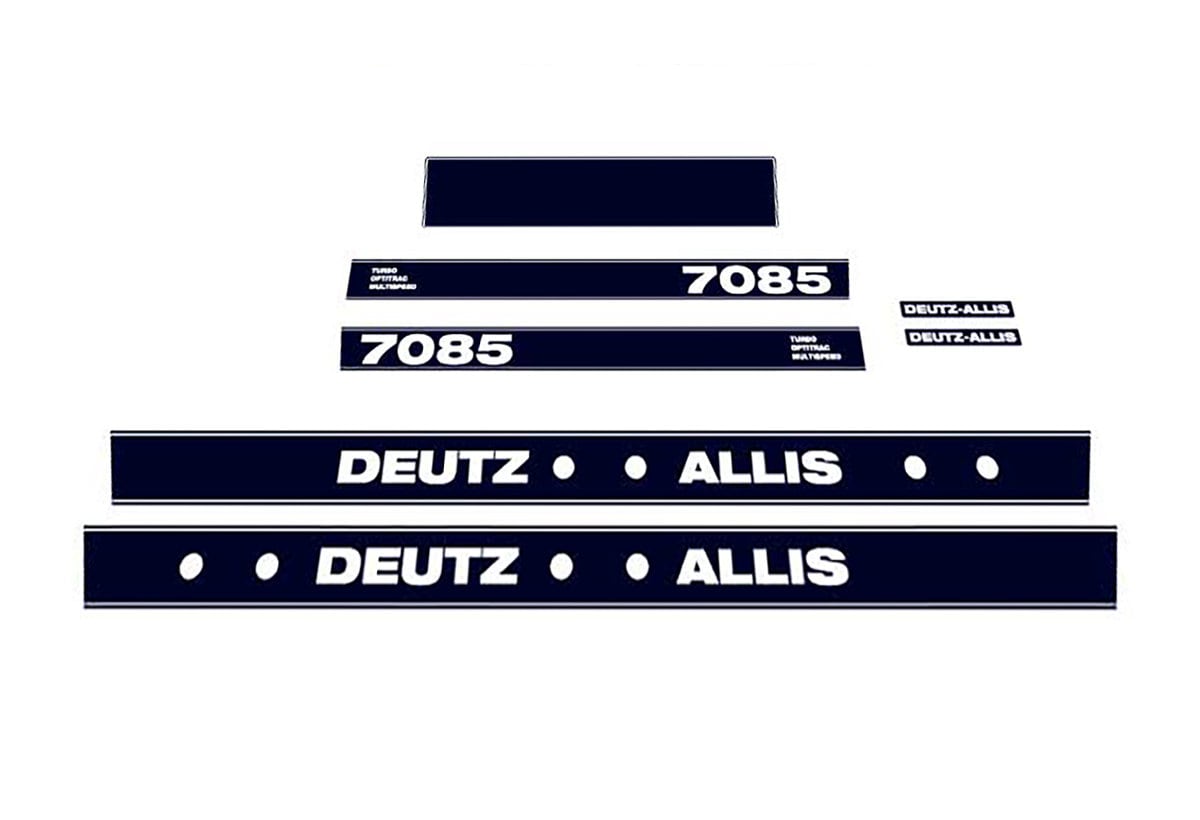Deutz Allis 7085Aftermarket Replacement Tractor Decal (Sticker) Set replacement decal set