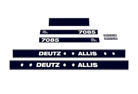 Deutz Allis 7085Aftermarket Replacement Tractor Decal (Sticker) Set replacement decal set