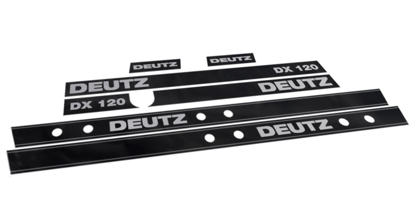 Deutz Fahr DX 120 Aftermarket Replacement Tractor Decal (Sticker) Set replacement decal set