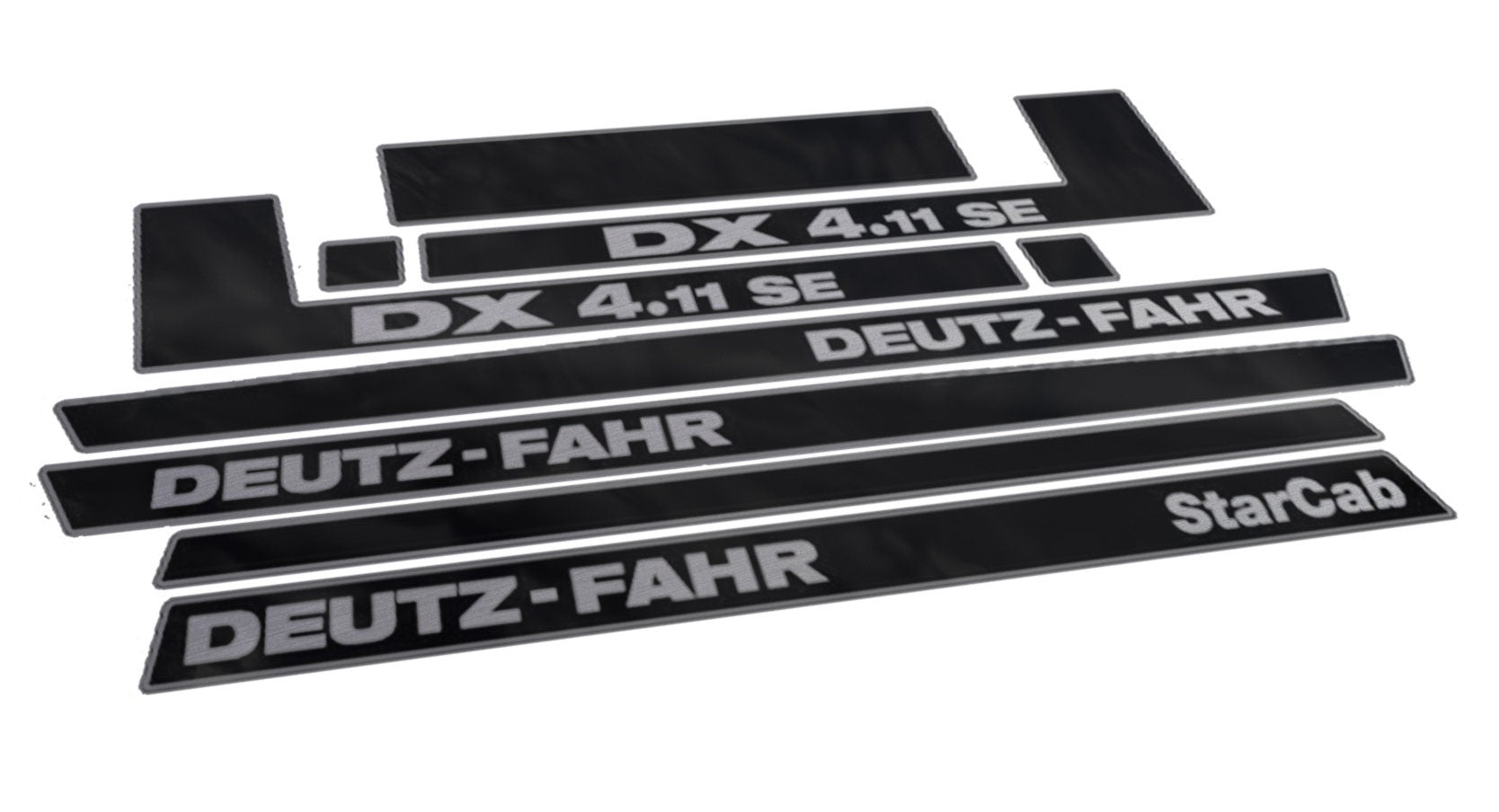 Deutz Fahr DX 4.11 SE Star Cab Aftermarket Replacement Tractor Decal (Sticker) Set replacement decal set