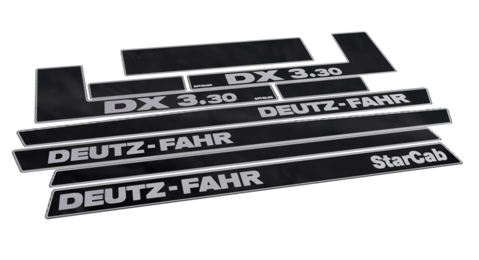 Deutz Fahr DX 3.30 Star Cab Aftermarket Replacement Tractor Decal (Sticker) Set replacement decal set