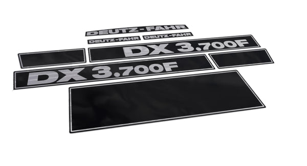 Deutz Fahr DX 3.700F Aftermarket Replacement Tractor Decal (Sticker) Set replacement decal set