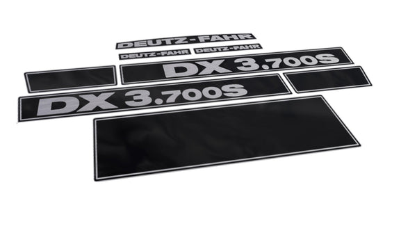 Deutz Fahr DX 3.700S Aftermarket Replacement Tractor Decal (Sticker) Set replacement decal set