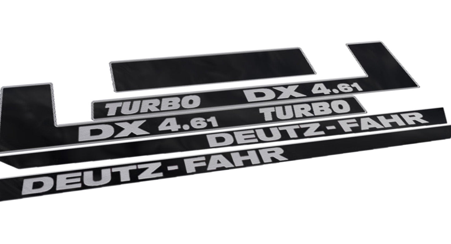 Deutz Fahr DX 4.61 Turbo Aftermarket Replacement Tractor Decal (Sticker) Set replacement decal set