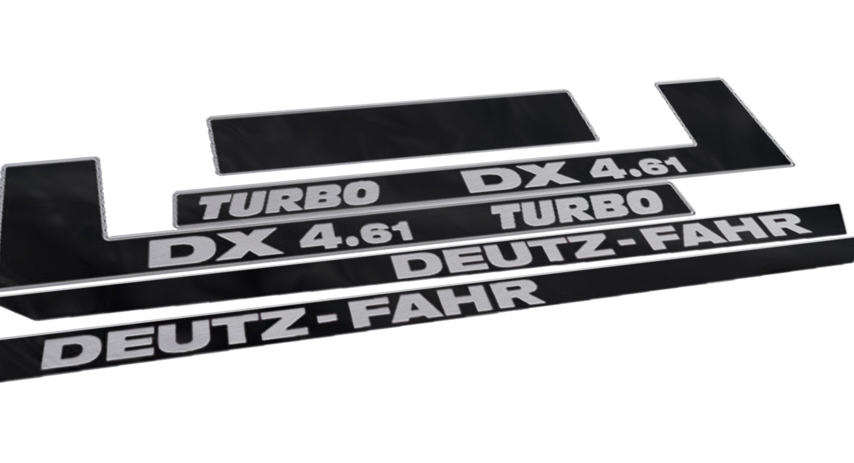 Deutz Fahr DX 4.61 Turbo Aftermarket Replacement Tractor Decal (Sticker) Set replacement decal set
