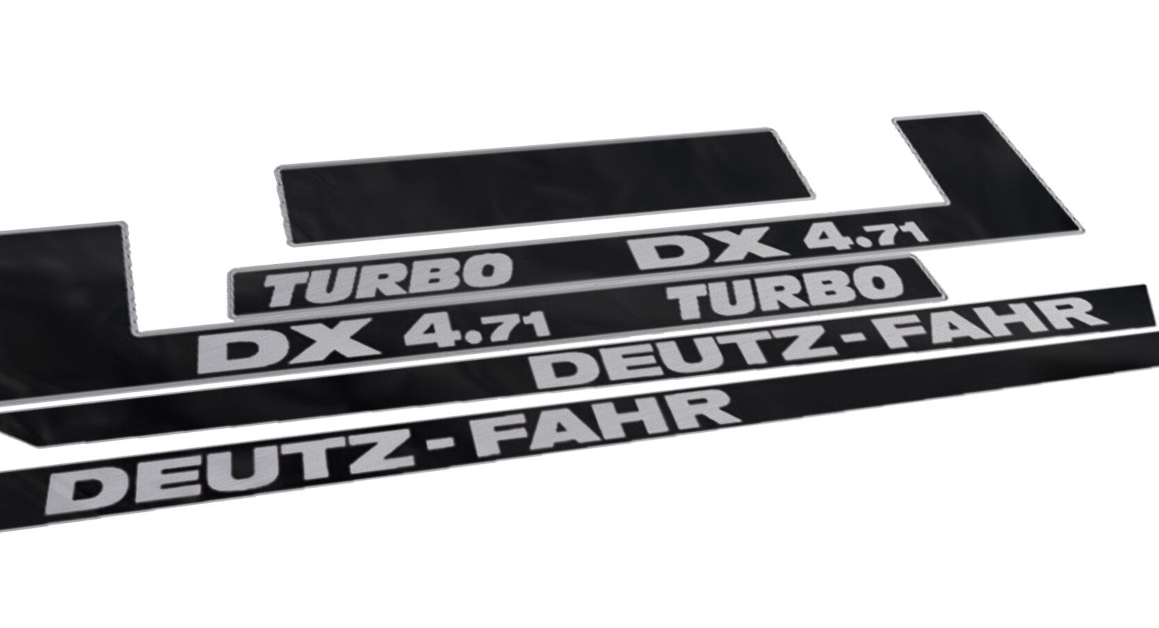 Deutz Fahr DX 4.71 Turbo Aftermarket Replacement Tractor Decal (Sticker) Set replacement decal set