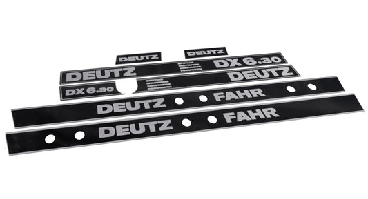 Deutz Fahr DX 6.30 OMAP Aftermarket Replacement Tractor Decal (Sticker) Set replacement decal set
