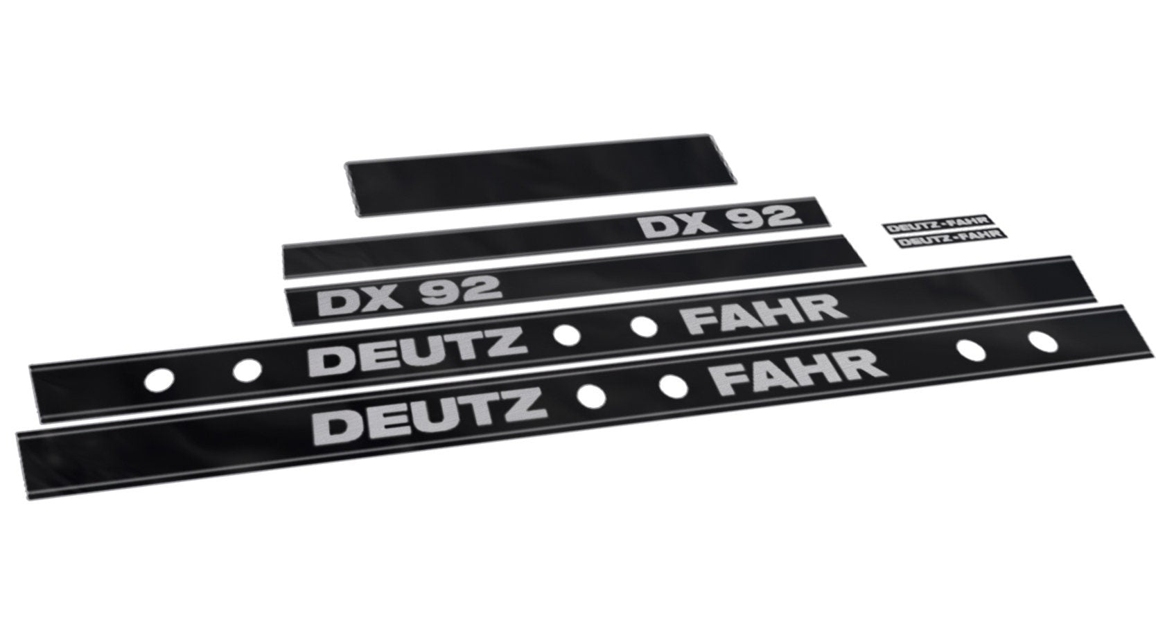 Deutz Fahr DX 92 Aftermarket Replacement Tractor Decal (Sticker) Set replacement decal set