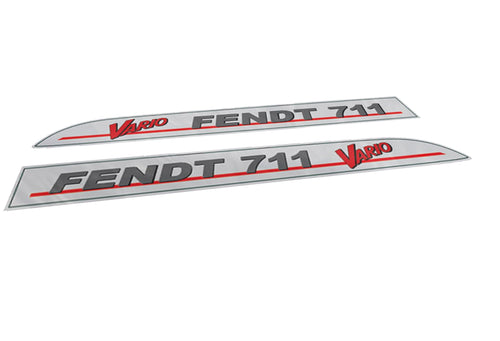 Fendt 711 Vario Aftermarket Replacement Tractor Decal Sticker Set replacement decal set