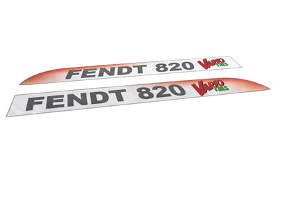 Fendt 820 Vario TMS Red Aftermarket Replacement Tractor Decal Sticker Set